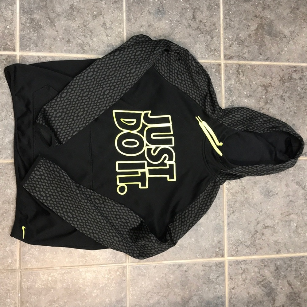 Black Just Do It hoodie